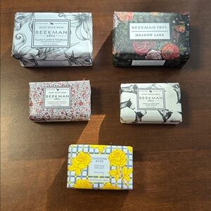 Beekman 1802 bar soaps